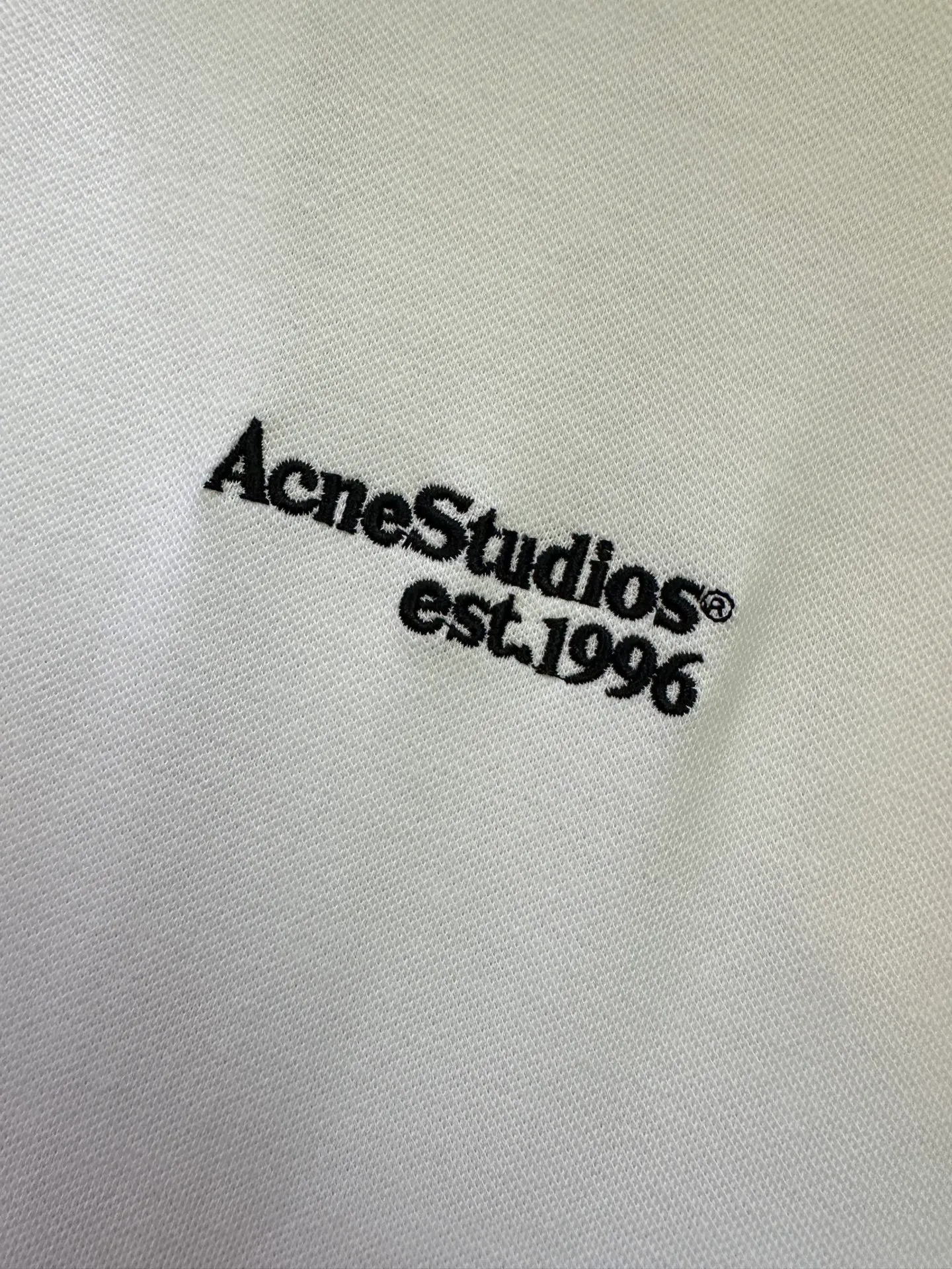 140 Acne Studios 26SS POLO : Same Style Color: Black White Red Size: S M L XL